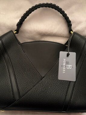 Pombell Black Women's Top-Handle Satchel